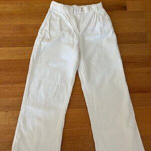 Abercrombie & Fitch White Trousers